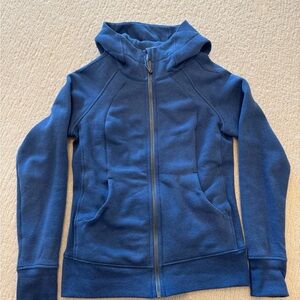 Lululemon scuba long sleeve fleece hoodie. Worn once. Size 8. Perfect.